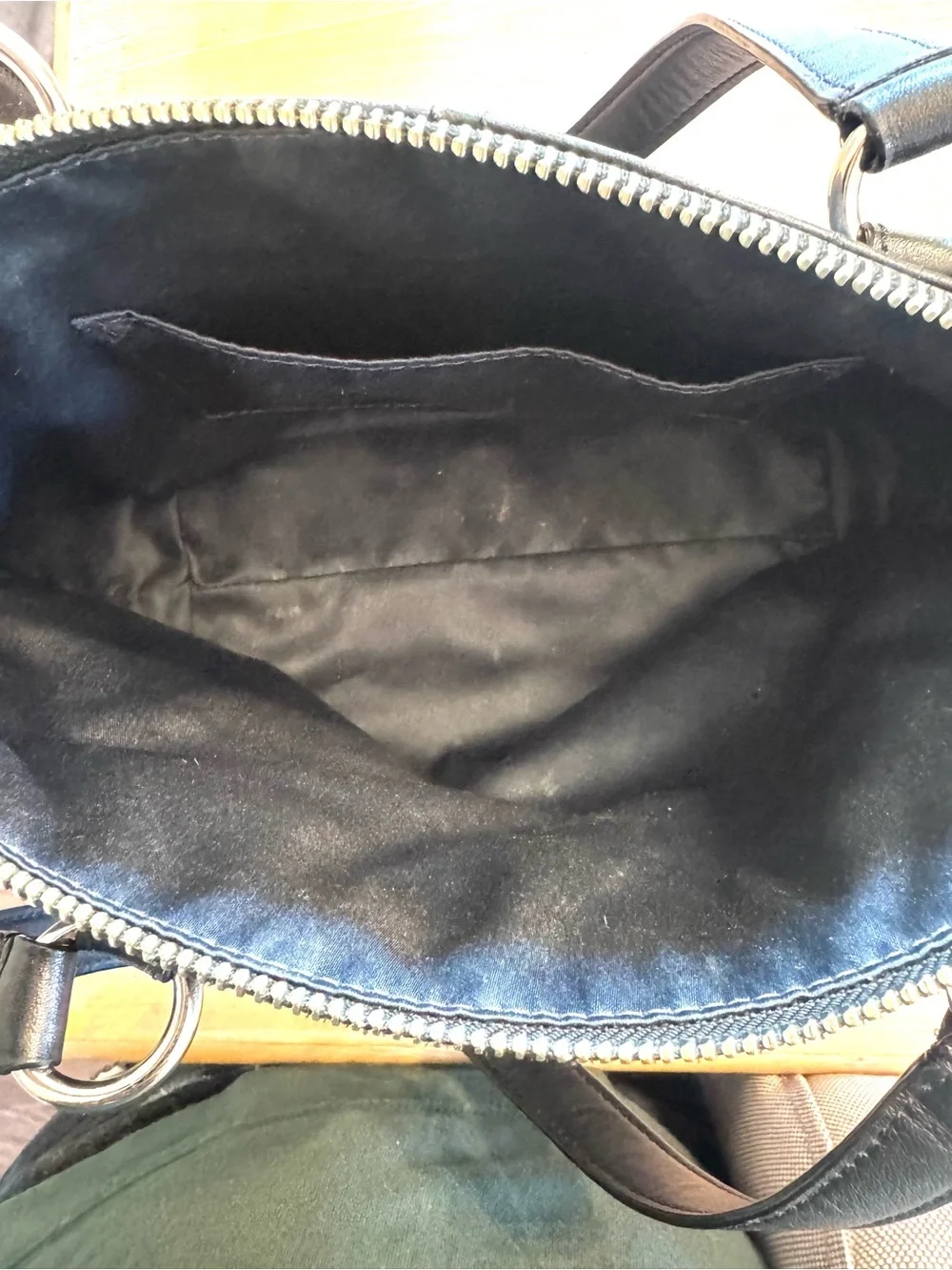 Coach Chelsea Jayden Black Leather Satchel with Silver Turnlock
